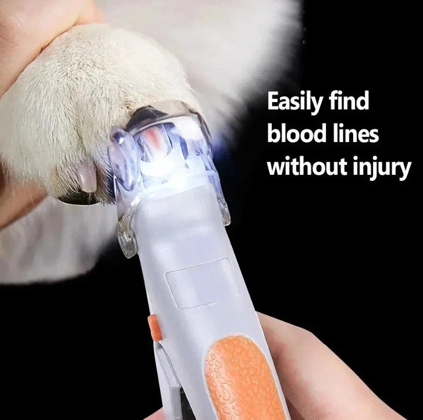 Professional Pet Nail Clipper Scissors with Ledlight Cat Dog Nail Clipper Tool*